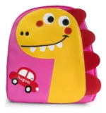 Mochila Dino Jardin Infantil Niños Niñas Escuela 2209 - Imagen 4