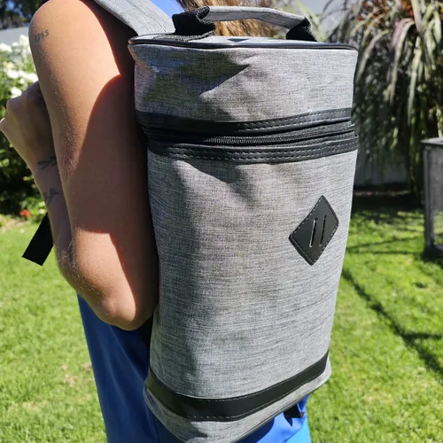 Mochila Matera Mate Vidrio Bombilla Yerbero Azucarero Urban - Imagen 3