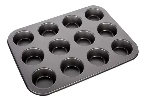 Molde antiadherente para muffins - 12 compartimientos - Image 1