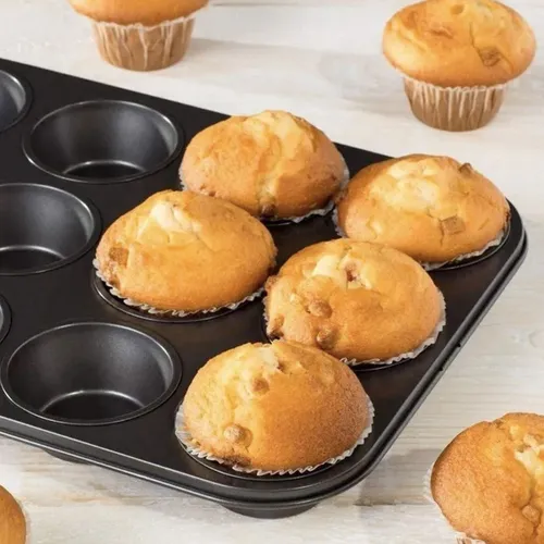 Molde antiadherente para muffins - 12 compartimientos - Image 4