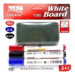 Pack X10 marcadores fibrones y borrador de pizarra - Image 4