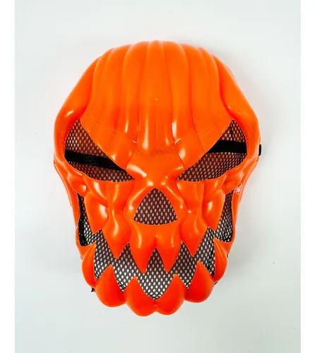 Pack X6 máscara de calabaza rígida Halloween Yj0910 - Image 4
