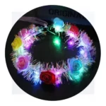 Pack X 14 Vinchas Hawaiana Guirnalda Flores Multicolor Led