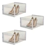 X 3 Cajas organizadoras de zapatillas apilables Baz7370 - Imagen 10