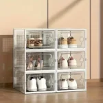 X 3 Cajas organizadoras de zapatillas apilables Baz7370 - Imagen 11