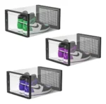 X 3 Cajas organizadoras de zapatillas apilables Baz7370
