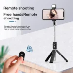 Palo Selfie Control Bluetooth Trípode + Lente Led P60d - Imagen 5