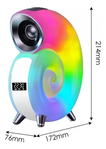 Parlante caracol despertador multicolor P556 – colores disponibles