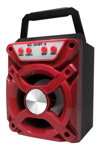 Parlante Portatil Inalambrico Bluetooth Con Luces Led Ms - Imagen 6