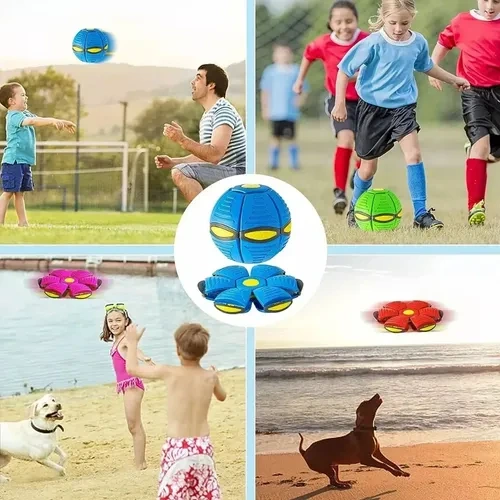Pelota mágica con luz LED – vista lateral