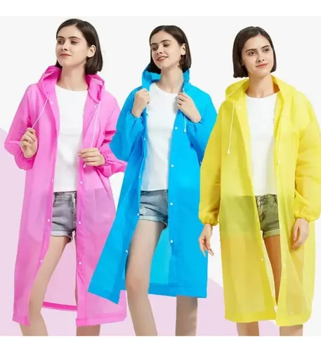 Piloto Para Lluvia Impermeable Con Capucha De Color 4683 - Image 49