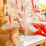 Pino árbol de navidad blanco 90 cm - Imagen 3