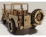 Puzzle 3d Rompecabezas De Madera Auto Willys Wa00117 - Imagen 2