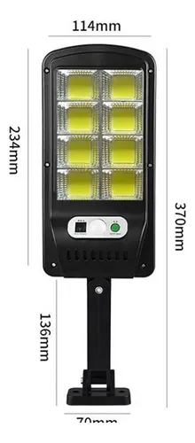 Reflector Lampara Solar Led Con Sensor Aplique Pared 241355 - Imagen 6