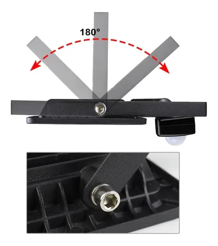 Reflector Luz Led 20w Con Sensor De Movimiento Exterior Ip65 - Imagen 6