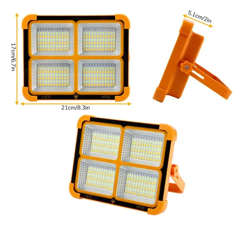 Reflector luz LED portátil solar Tgd04 - Image 2