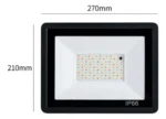 Reflector LED RGB 50w con control remoto Ss03 - Image 4