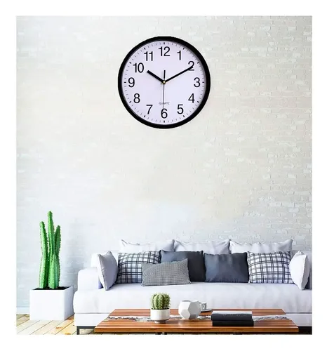 Reloj De Pared Moderno Minimalista Grande Clásico Rp2233 – vista lateral