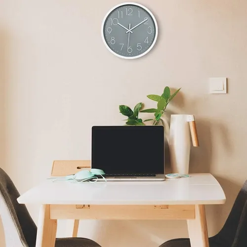 Reloj De Pared Moderno Minimalista Grande Clásico Rp2242 – vista lateral