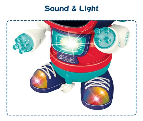 Robot juguete inteligente con luces y sonido 24037ag – imagen de uso