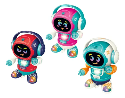 Robot juguete inteligente con luces y sonido 24037ag – detalle del producto