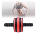 Rueda doble abdominal con alfombra – vista lateral
