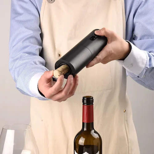 Sacacorchos Automatico Destapador De Vinos A Pilas - Imagen 4