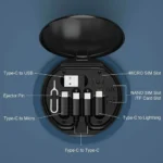 Set adaptador cable USB iPhone Samsung carga 60w P229 - Imagen 4