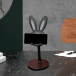Soporte Apoya Celular O Tablet De Mesa Orejas Conejo El374 - Imagen 4