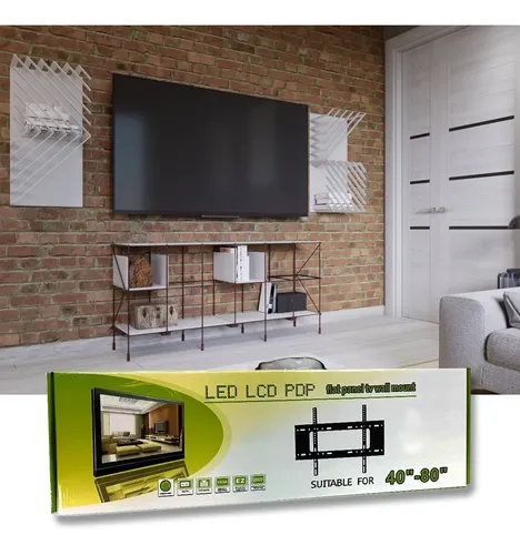 Soporte Fijo De Pared 40 A 80 Pulgadas Tv/monitor Led Lcd - Imagen 2