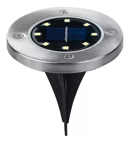 Spot Led Panel Solar Jardin Exterior Embutir Piso Estaca X 4 - Image 2