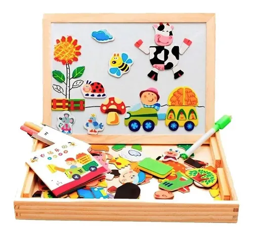Tablero Magnético De Dibujo Para Niños Rompecabezas 21157 - Imagen 1