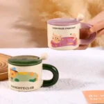 Taza dibujo animales de cerámica Mt09481 – imagen 16