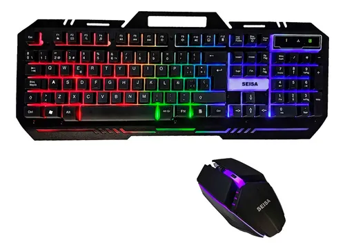 Teclado y mouse gamer LED Dn-k77 - Imagen 3