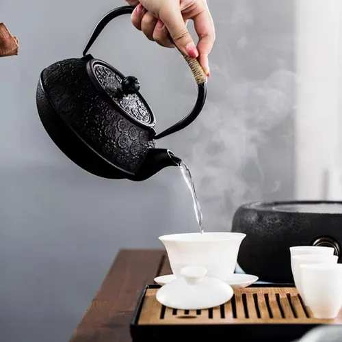 Tetera de hierro con infusor de té Mt09292 - Imagen 3