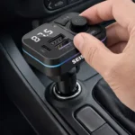 Transmisor FM bluetooth para el auto con cargador USB Qm-k9015 - Image 3