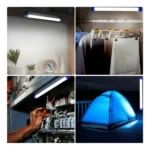 Luz de emergencia tubo de 40w – vista lateral