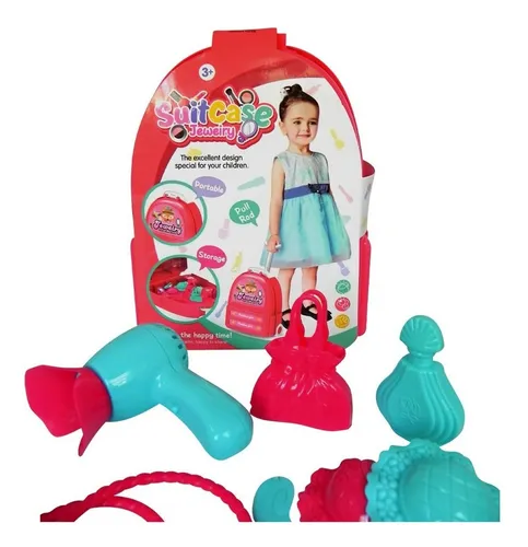 Valija De Juguetes Accesorios Infantil Niñas 10 Piezas 21231 - Imagen 4