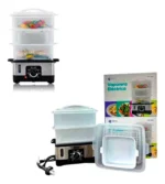 Vaporera Electrica 3 Niveles 950w A 220v De Cocina Or-1162s - Image 3