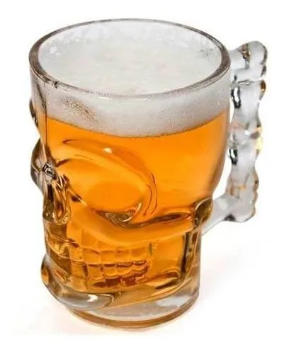 Vaso Chopp Calavera Gigante Cristal 500 Ml Bar Boliche - Image 3