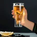 Vaso De Vidrio Pinta Cerveza 350 Ml Forma Botella Invertida - Image 6