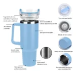 Vaso termico doble pared de acero 1200 ml bebidas Og-f1 – imagen 25
