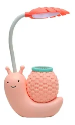 Velador Caracol Flexible Lampara Lapicero Recargable Led