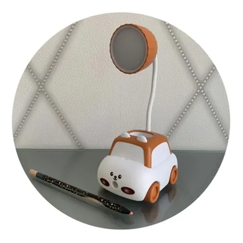 Velador Sacapuntas Autito Lapicero Lampara Led Recargable – vista superior