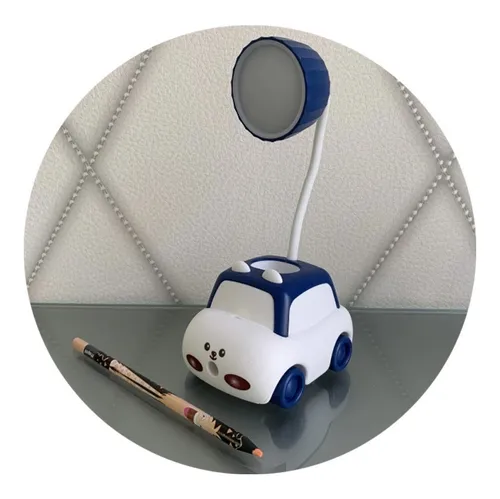 Velador Sacapuntas Autito Lapicero Lampara Led Recargable – colores disponibles