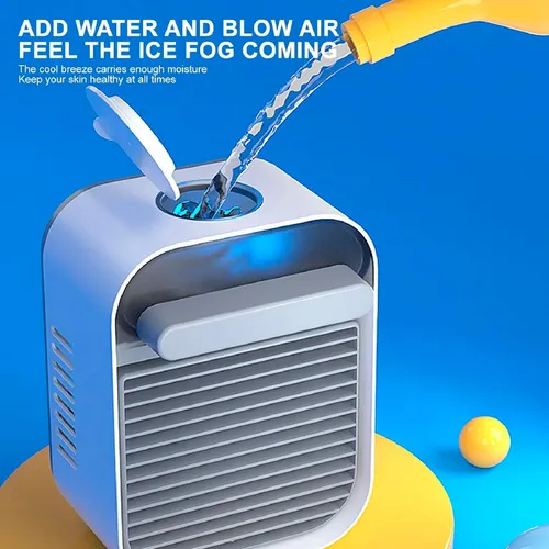 Ventilador Aire Acondicionado Frio Rgb Portátil Usb 241325 - Imagen 10
