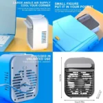 Ventilador Aire Acondicionado Frio Rgb Portátil Usb 241325 - Imagen 13
