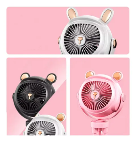 Ventilador De 3 Velocidades Flexible Recargable Usb Gl2402 - Imagen 11
