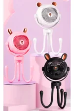Ventilador De 3 Velocidades Flexible Recargable Usb Gl2402 - Imagen 12