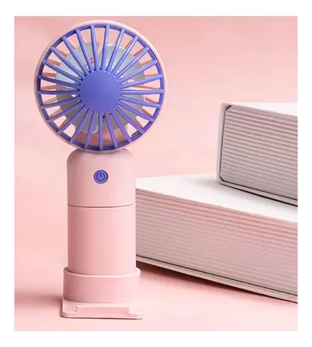 Ventilador Mini Portatil Recargable Por Usb Con Base Ss-2 - Image 3